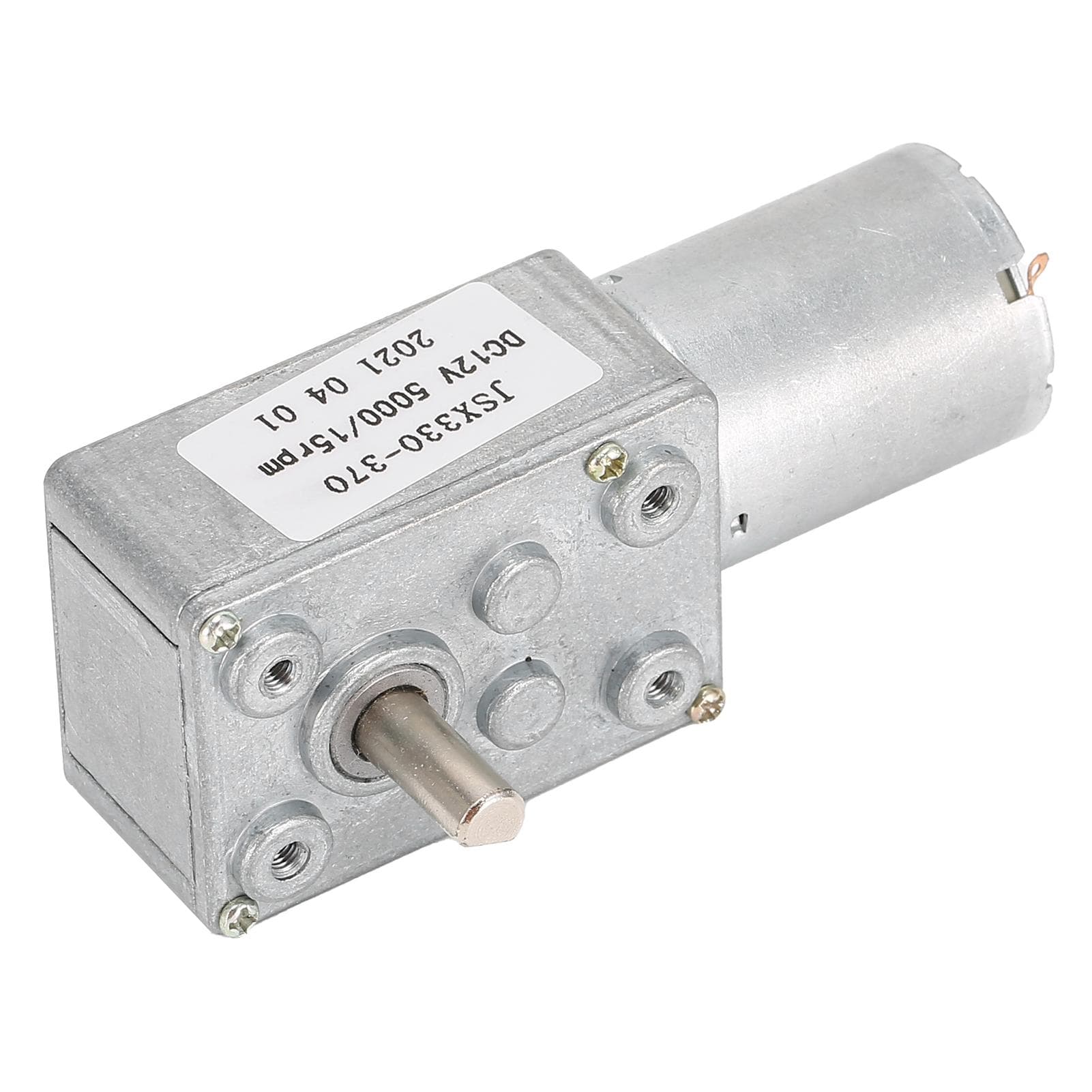 JSX330?370 DC Motor Durable Compact Mechanical Structure DC 12V Worm Gear Motor for Smart Car