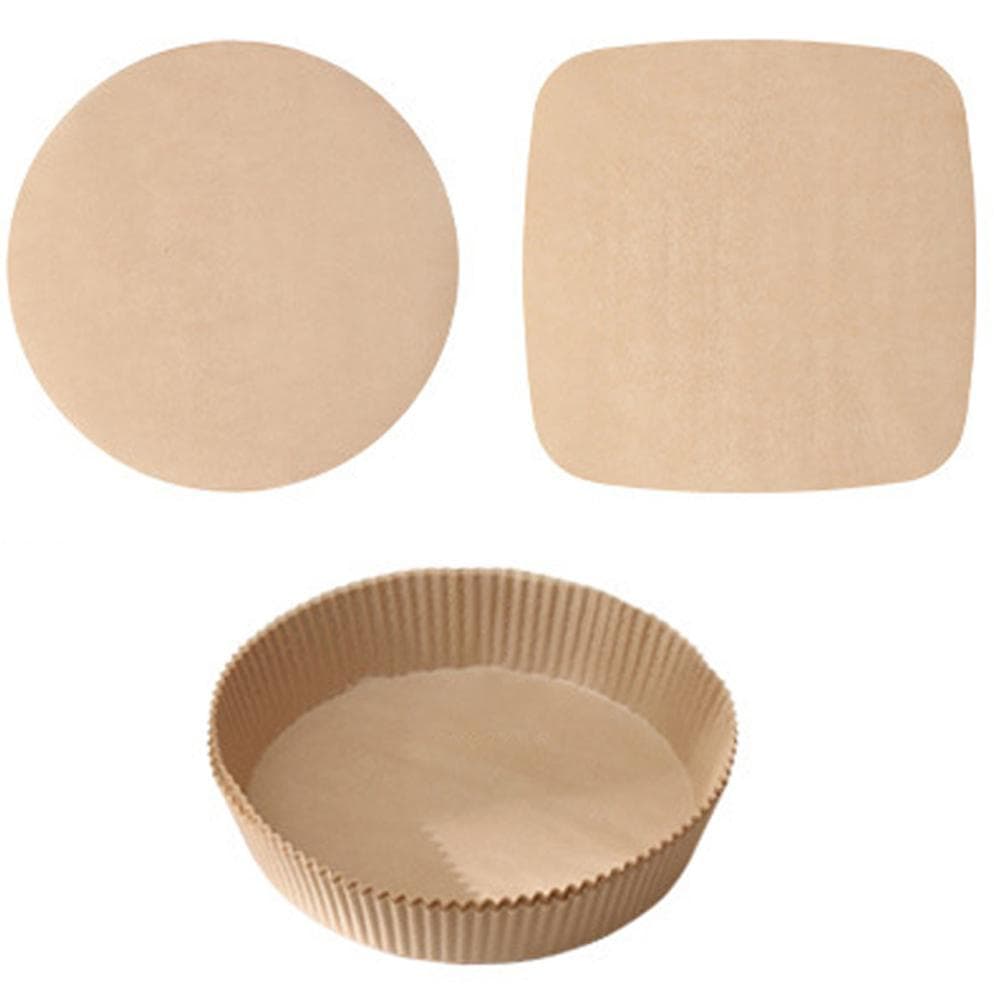 130Pcs Air fryer Paper Baking Paper Mats Oil Proof Silicone Oil Paper Kitchen AirFryer Baking
