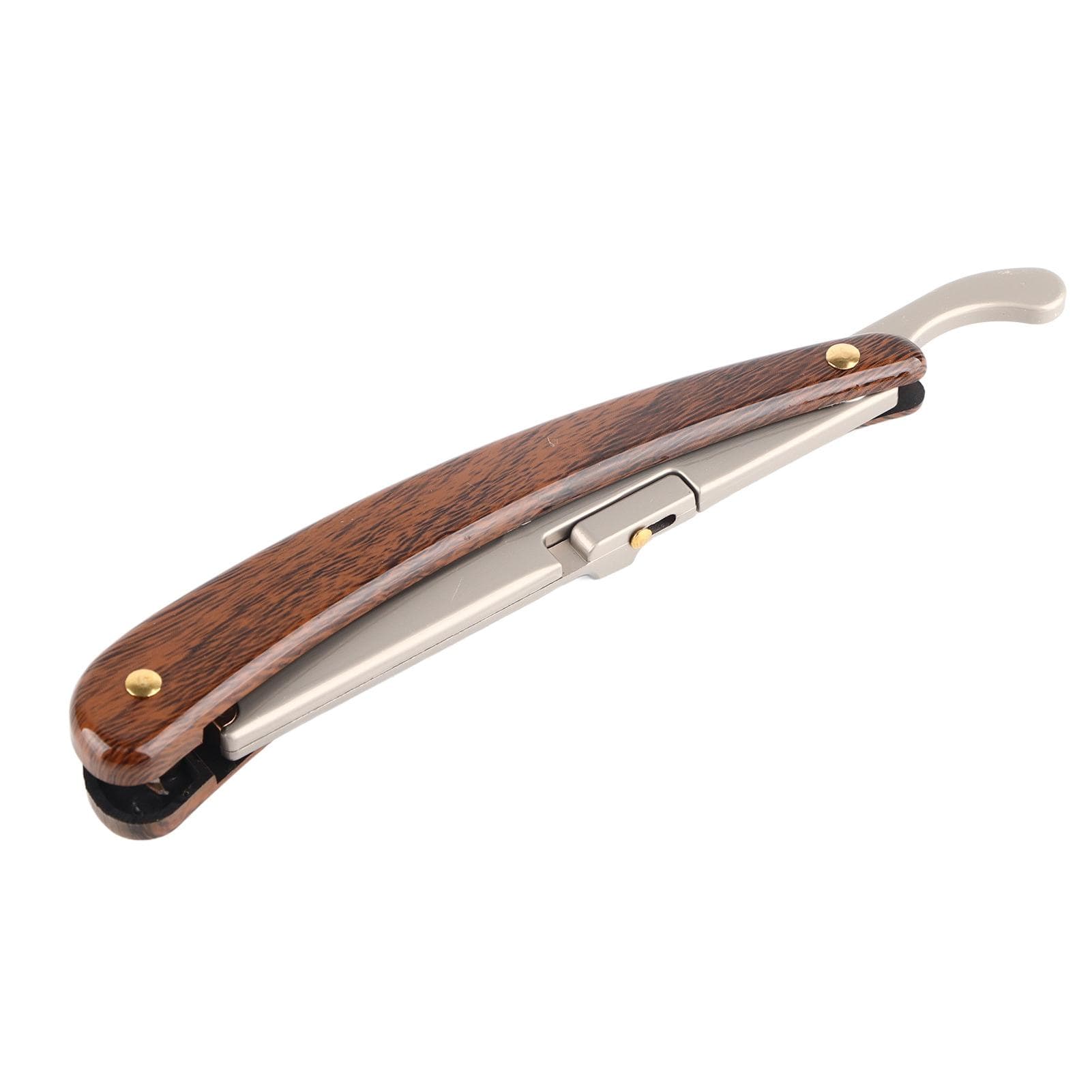 Straight Razor Plastic Zinc Alloy Sturdy Durable Safe Nonslip Streamline Lightweight Barber Razor