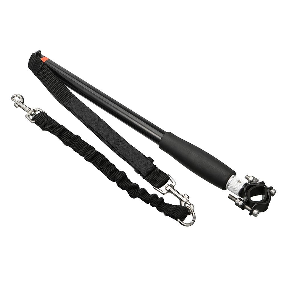 Dog Pet Leash for Bike Exercise Hands Free Bike Walk Run Attachment black