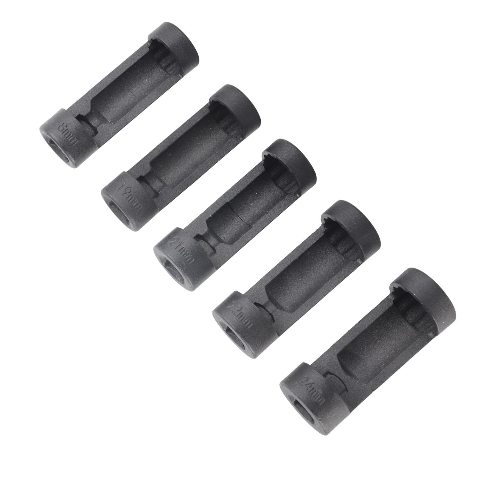 5pcs Strut Nut Socket Set Suspension Strut Socket 12in Drive 18?24mm for Car Repair Tool