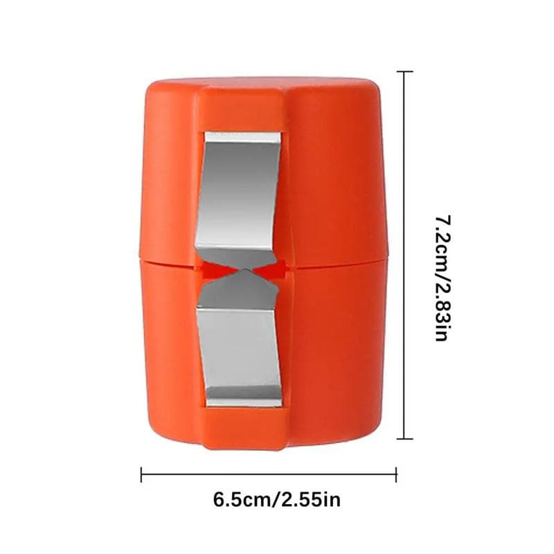 Egg Shell Opener Egg Beater Easy To Clean Eggs Opener Stainless Steel Kitchen Baked Eggs Shell Separator Kitchen Tool Egg Holder orange