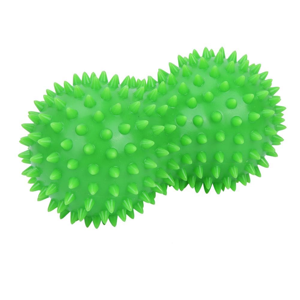 PVC Peanut Spiky Massage Ball Back Foot Massager Ball Fitness Muscle Massaging (green) green