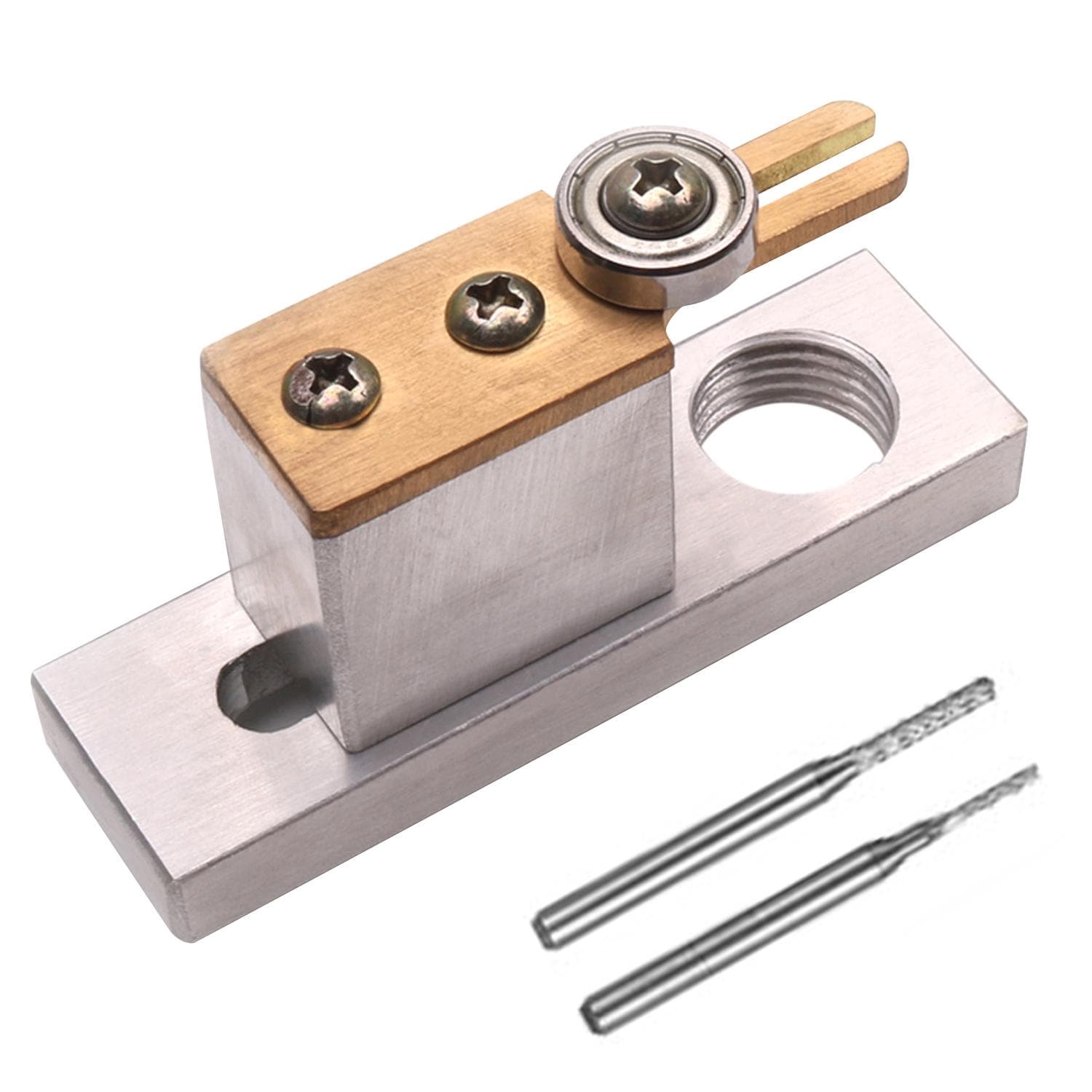 Violin Cellow Making Tools Electric Purfling Groove Cutter Luthier Tool Accessories with Two Miling silver