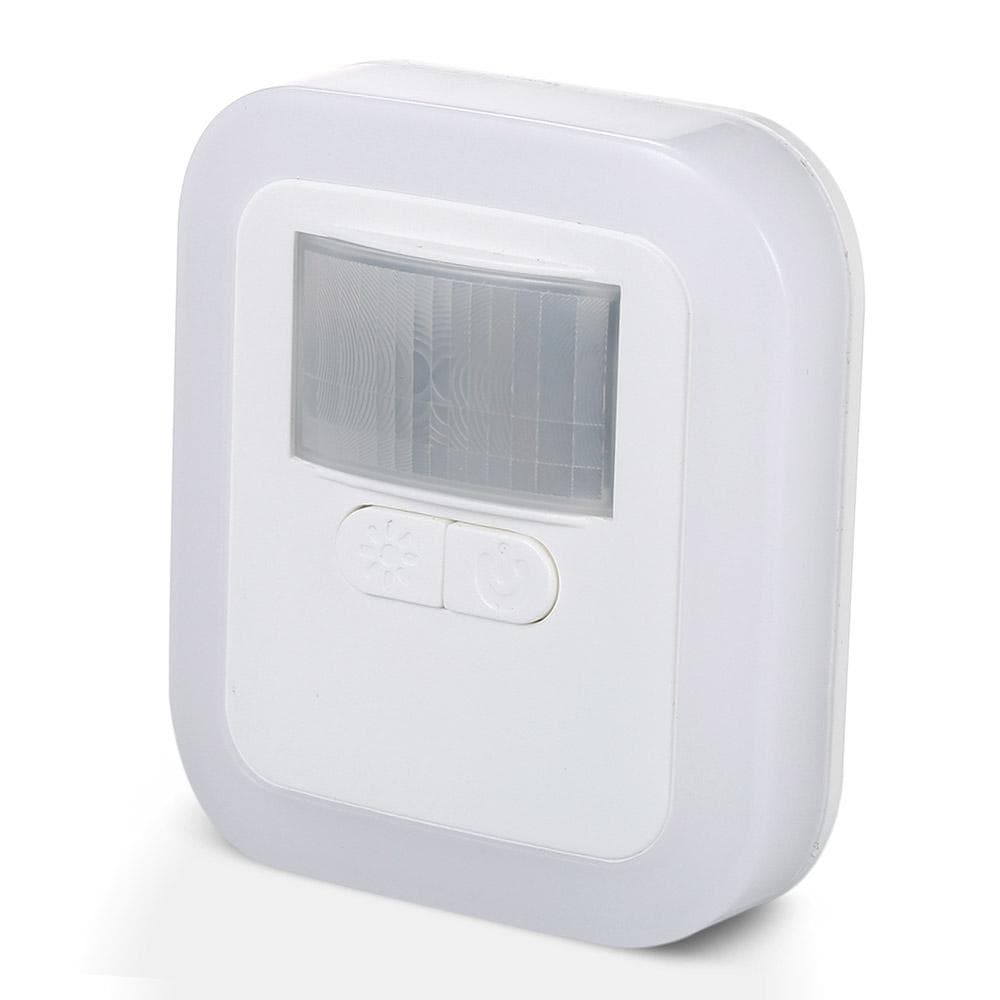LED Plug-in Motion Sensor Light Wall Night Lamp with Brightness & 30s/60s/90s/120s Lighting Time Adjustable EU Plug