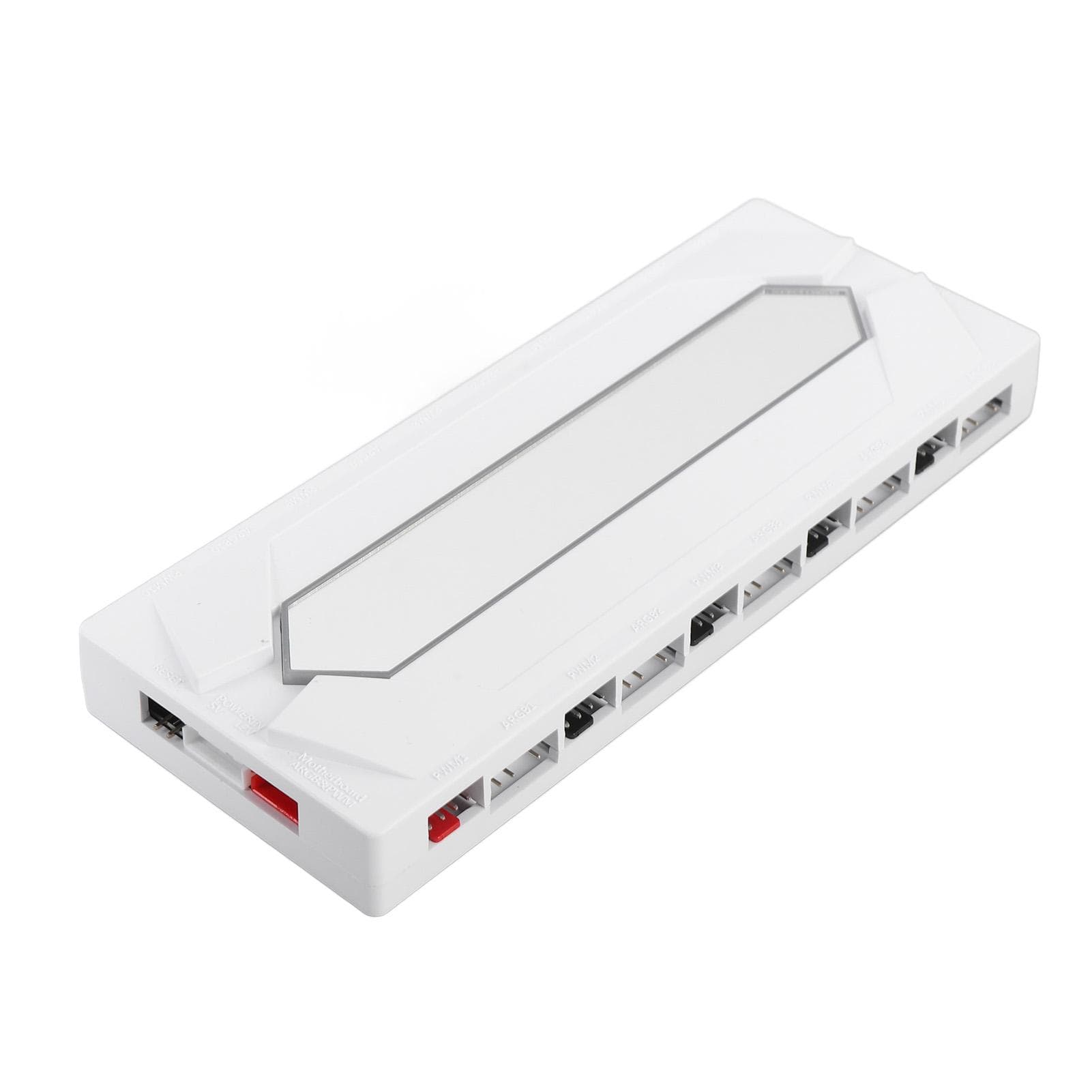 ARGB Splitter PWM Fan Hub 1 to 10 Serial ATA Power Port 5V 3Pin Magnetic Base PC Case Fan Splitter