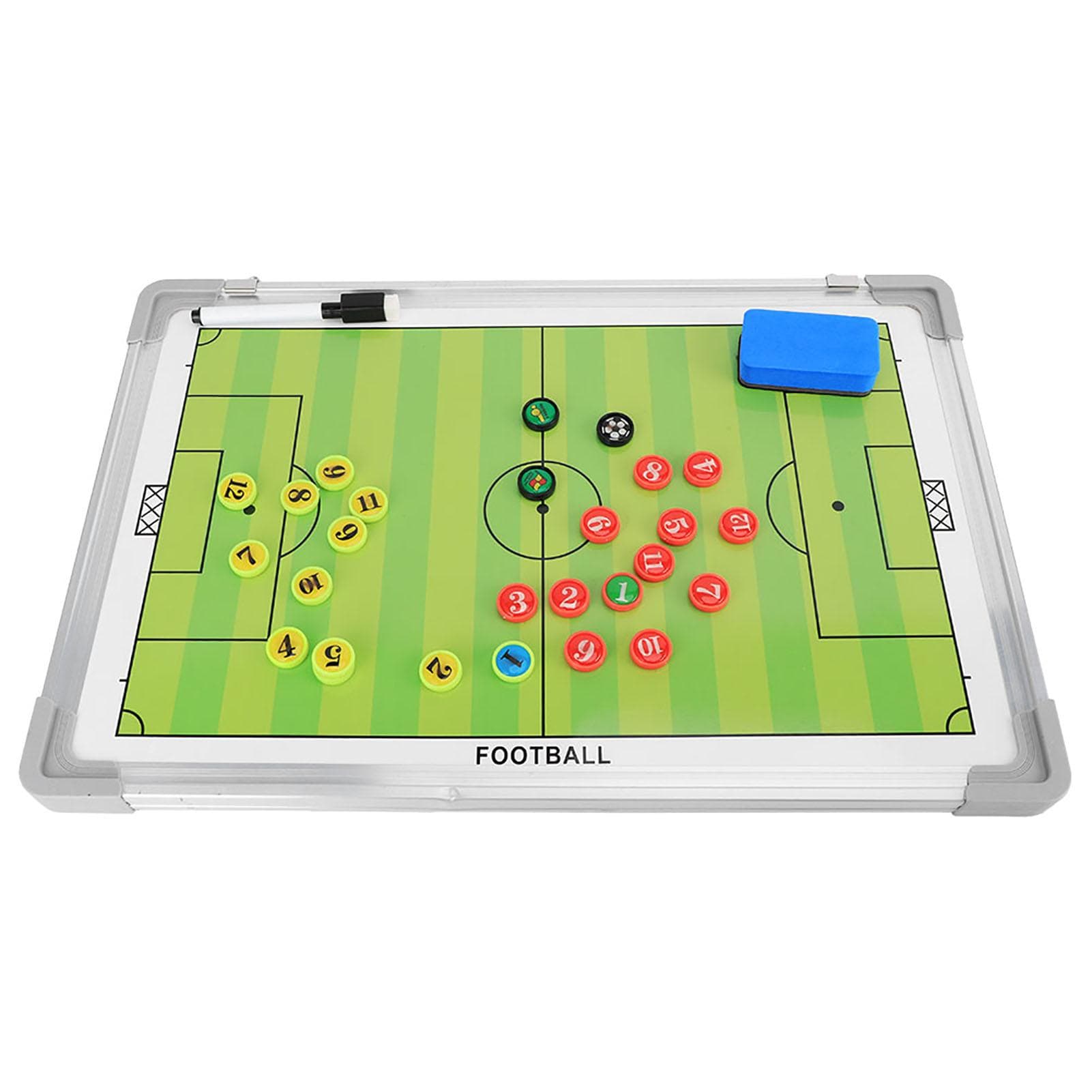Aluminium Alloy Magnetic Football Tactics Board Soccer Coaches Hanging Game Plate