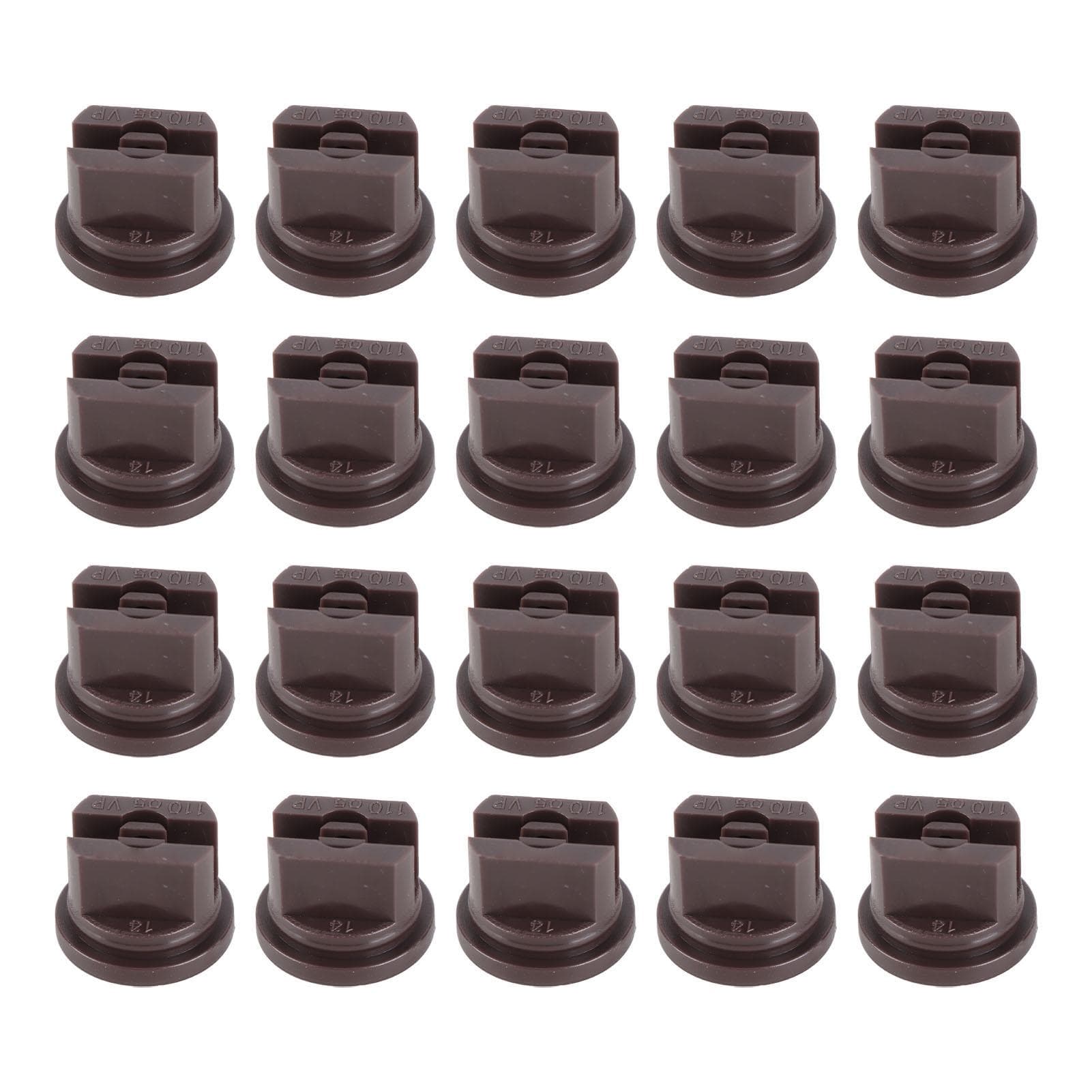 20 Pcs Flat Fan Spray Tip Uniform Spray Distribution 110 Degree Agricultural Sprayer Atomizing