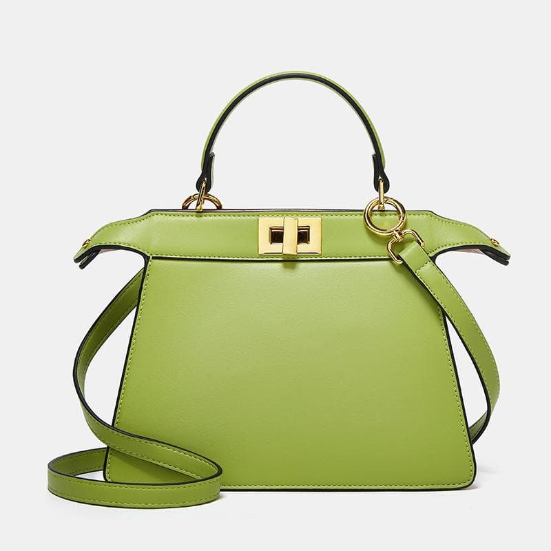 Fashionable and Versatile Handbag for Women, Simple Hand-held Bag for Spring and Summer, Single-shoulder Crossbody Bag green