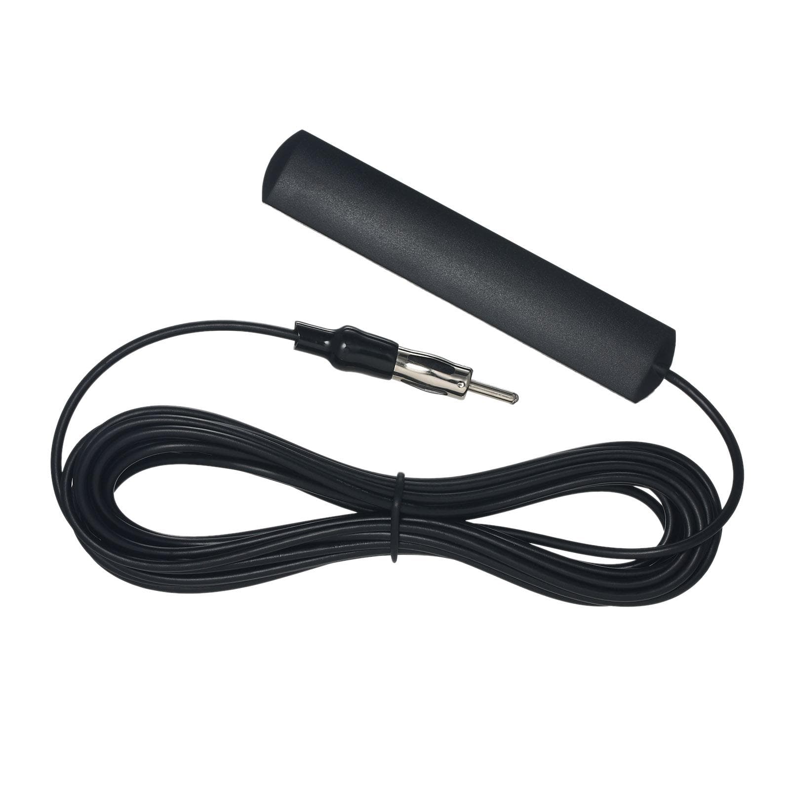 Car Aerial Antenna Car Mast Radio Amplifier Connector for Auto SUV Vehicle Truck Radio Stereo black