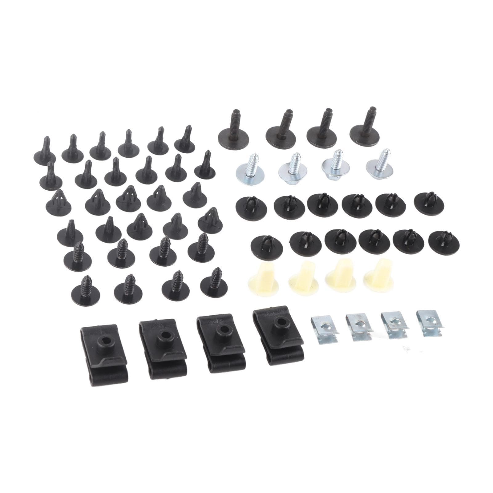 50pcs Engine Under Cover Retainer Clips Underbody Mudguard Door Bumper Panel Fastener Screw for