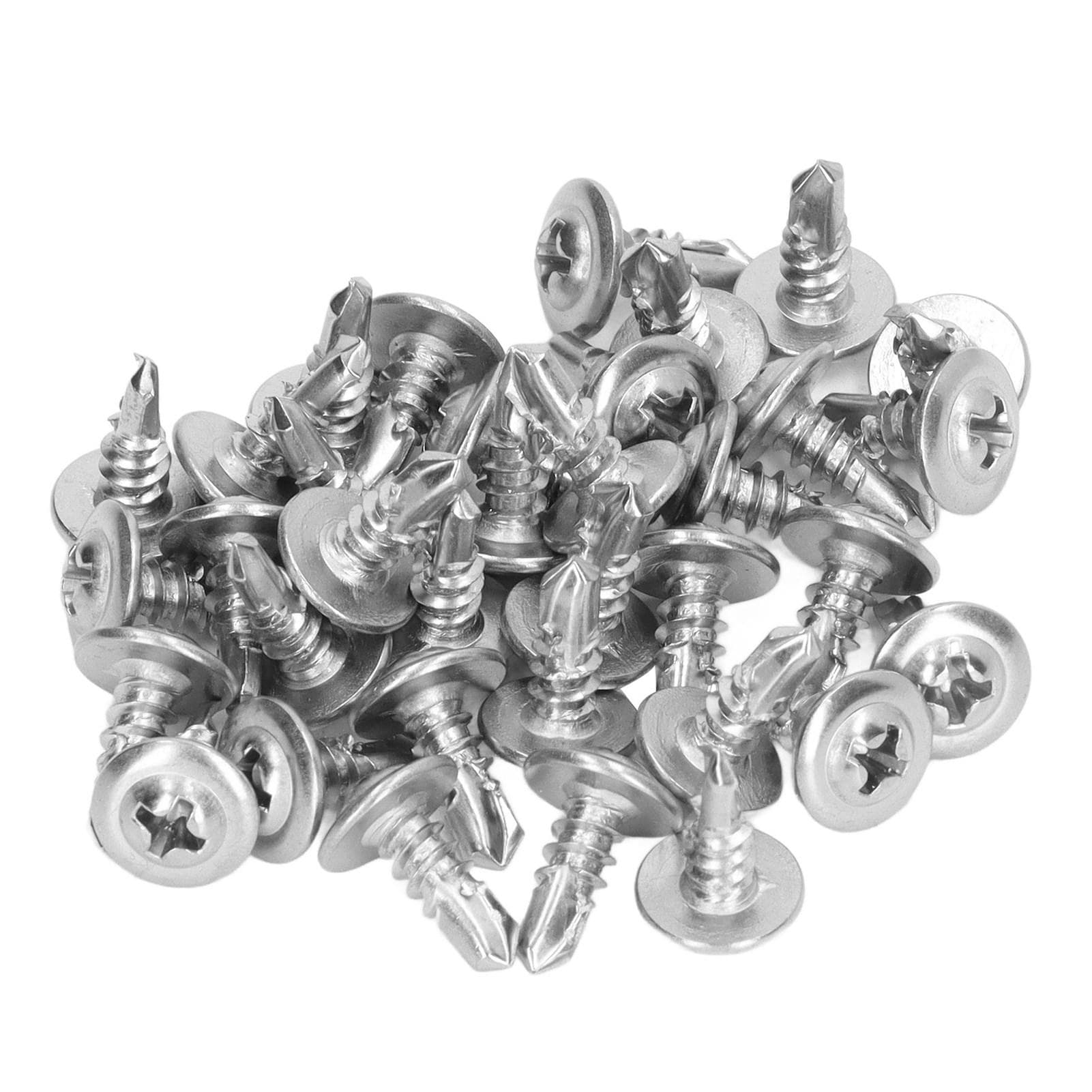 Self Tapping Screw 410 Stainless Steel Quick Round Washer Head Screws for Machinery Industry