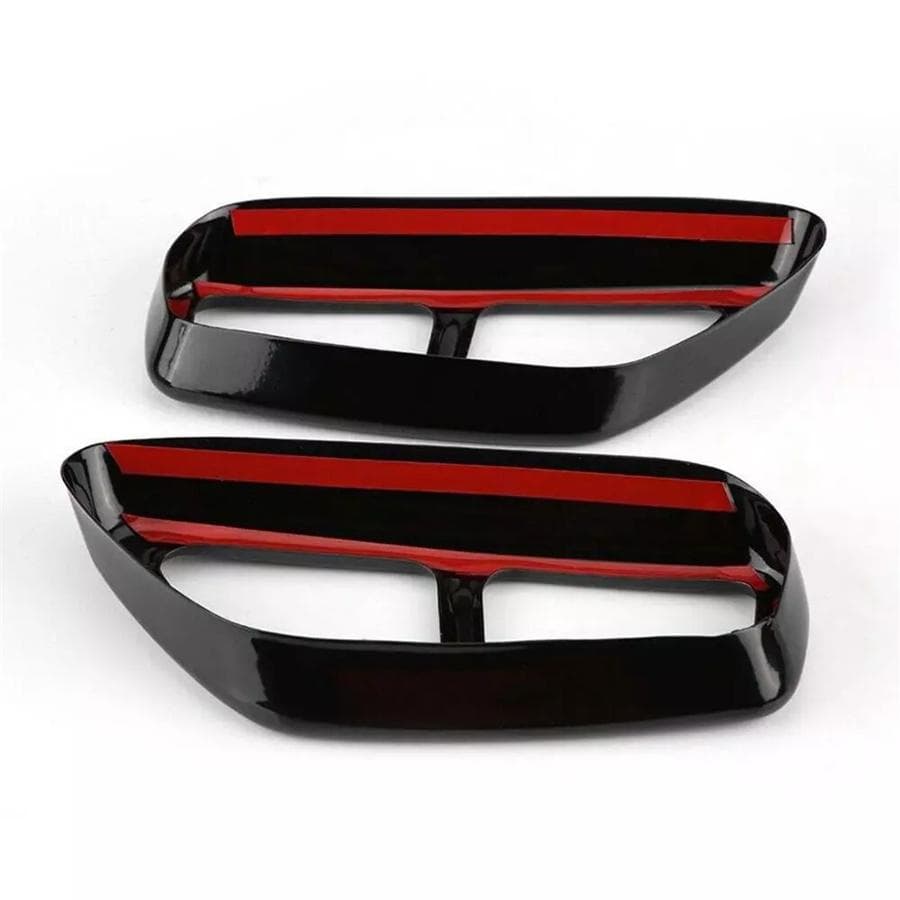 1 Pair Car Rear Dual Exhaust Pipe Cover Trim For BMW 5 Series G30 G31 2017-2018