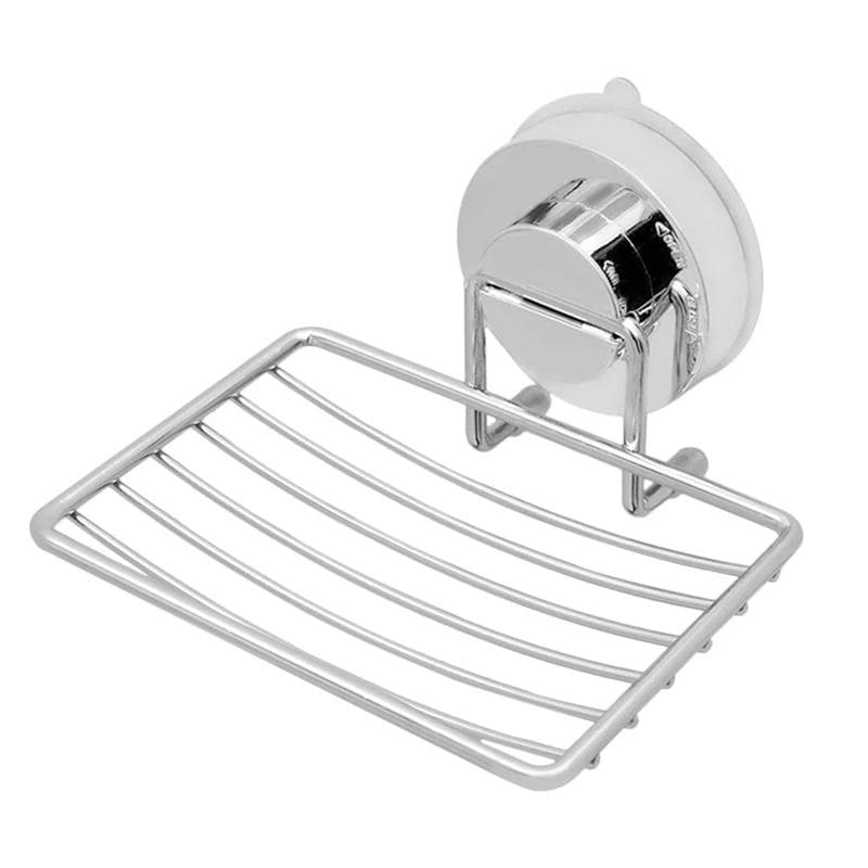 Durable And Sturdy Soap Holder Stainless Steel Soap Dish Silver Shower Tray Soap Rack Bathroom Accessories silver
