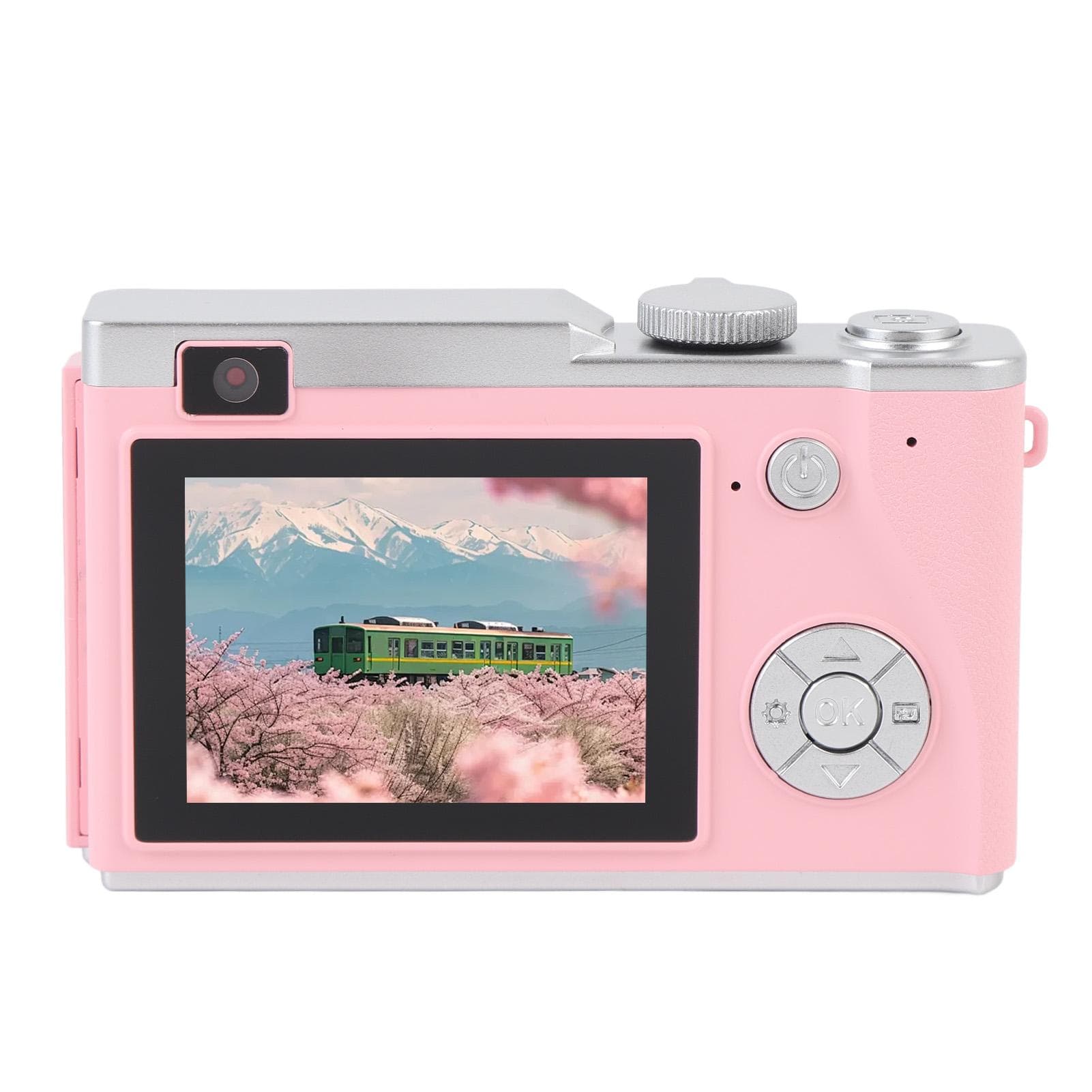 Digital Camera 2.4inch IPS Screen 4K 64MP 16X Digital Zoom Fill Light Anti Shake Compact Camera for 32G