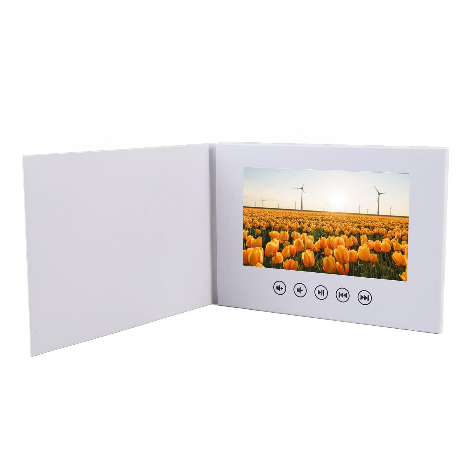 Video Greeting Card 10 Inch LCD Color Screen 128M Memory 1280x720 Video Brochure for Wedding