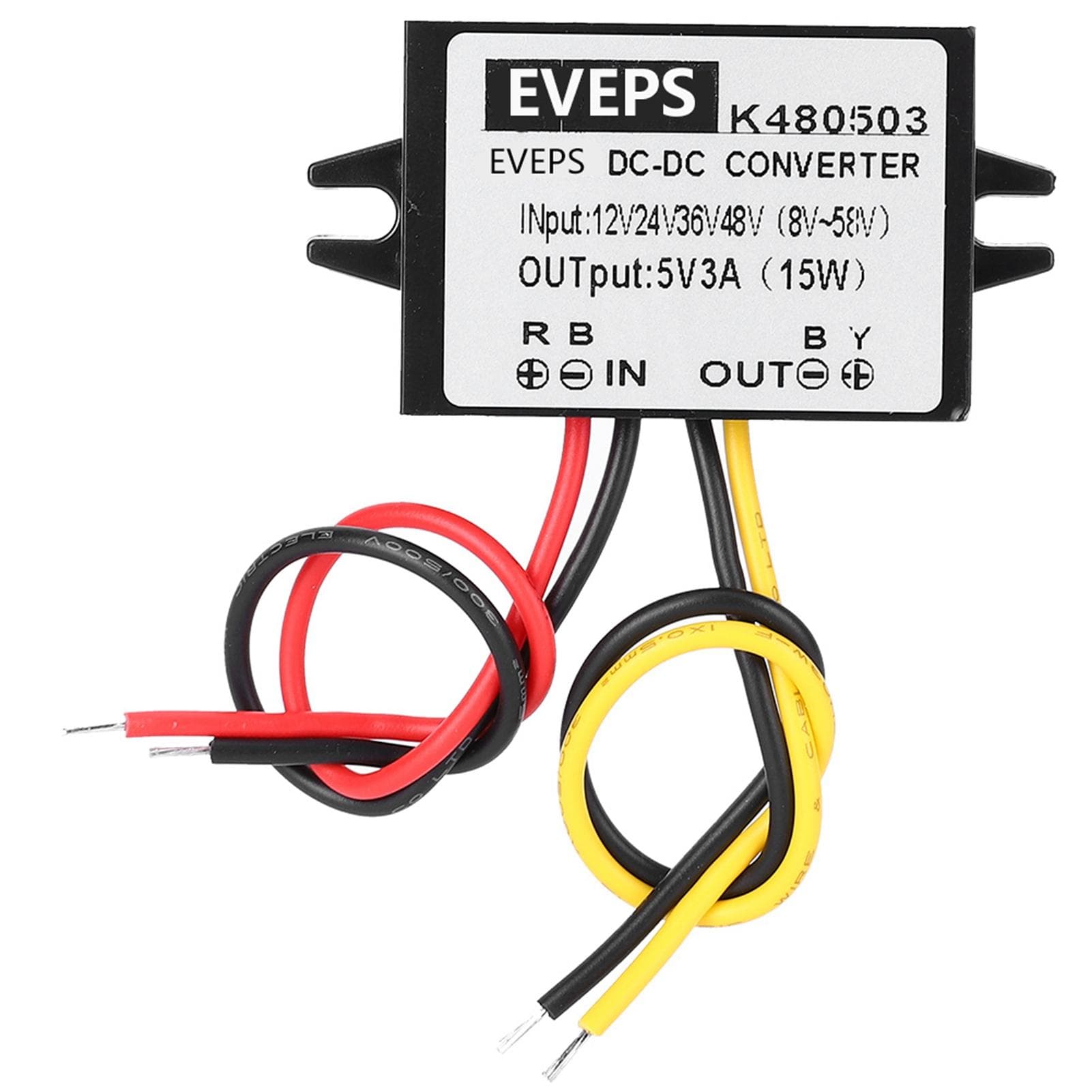 DCDC 12V24V36V48V to 5V 3A Buck Converter Step Down Power Supply Module