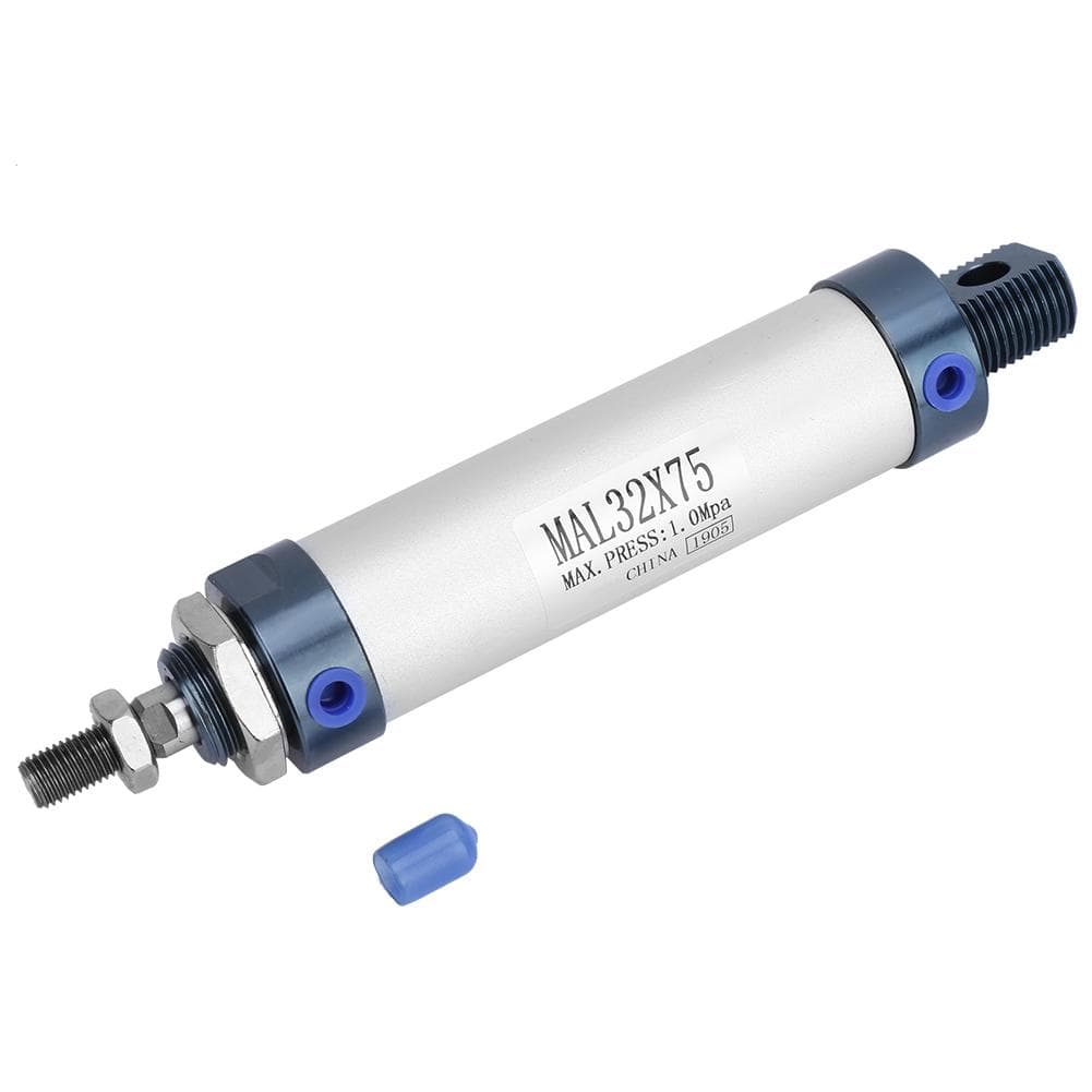 MAL 32mm Single Rod Double Acting Mini Pneumatic Air Cylinder Aluminum Alloy (Stroke 75mm)