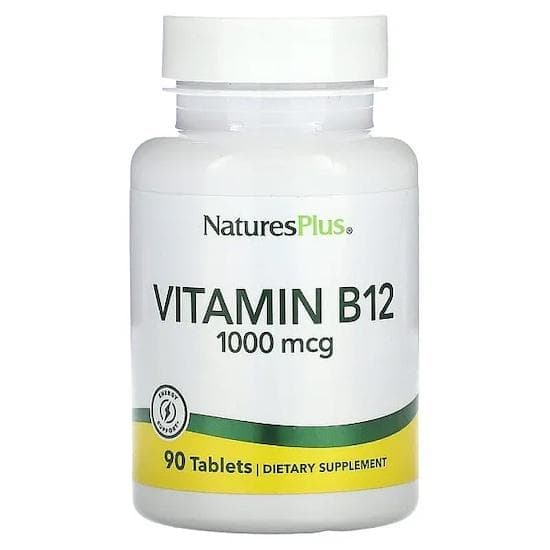Nature's Plus- VITAMIN B-12 1,000 MCG, 90 tab