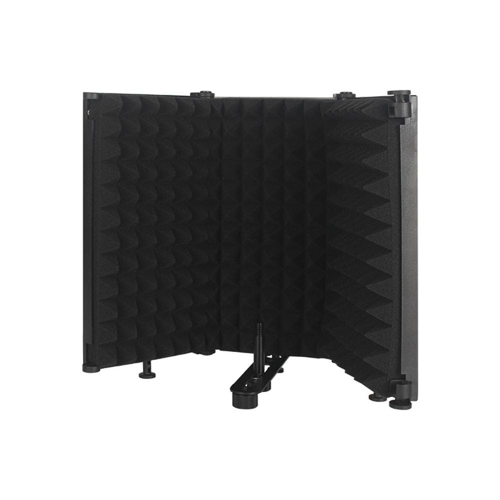 Foldable Adjustable Sound Absorbing Vocal Recording Panel Portable Acoustic Isolation Microphone 3 panel