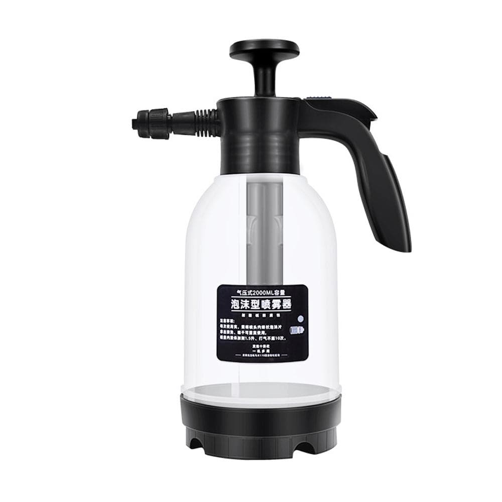 2L Foam Sprayer Car Washing Tool Foaming Pump Blaster Household Watering Sprayer for Car Washing transparent