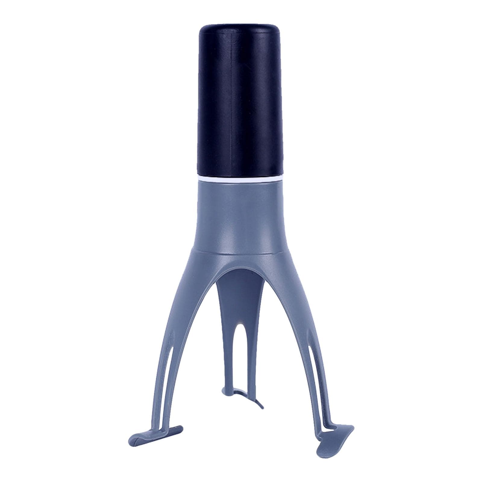 Automatic Pan Stirrer 3 Speeds Food Stirrer Portable Mini Automatic Mixer Stainless Steel Eggbeater grey