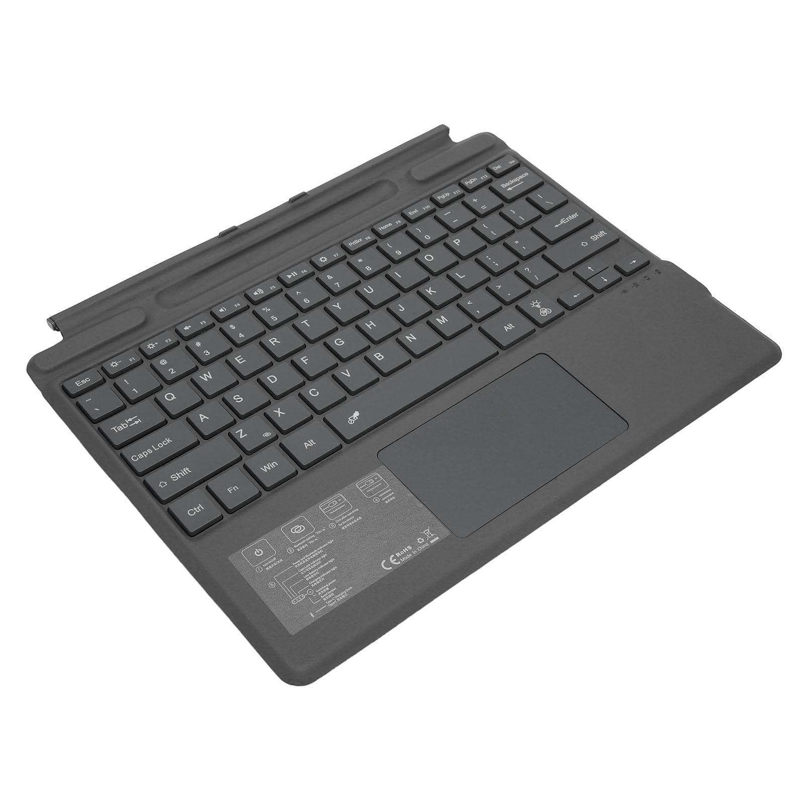 Wireless Bluetooth Keyboard 10m Wireless Distance 2 Button Trackpad Type C Ultra Thin Keyboard with