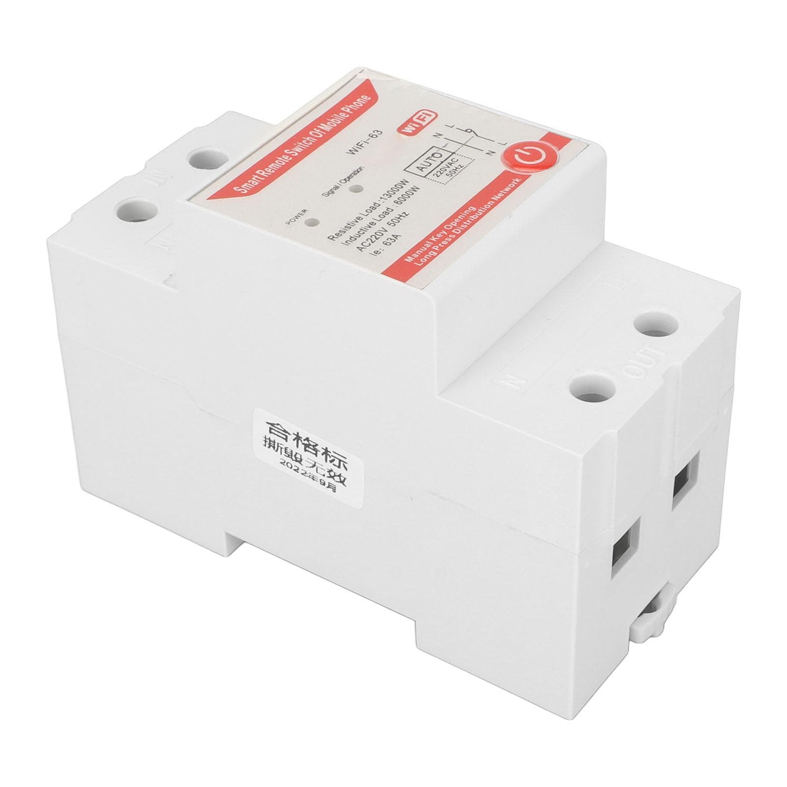 WiFi Smart Switch Mobile Phone Remote for Tuya APP Control Household Electronics AC 220V 50Hz 63A
