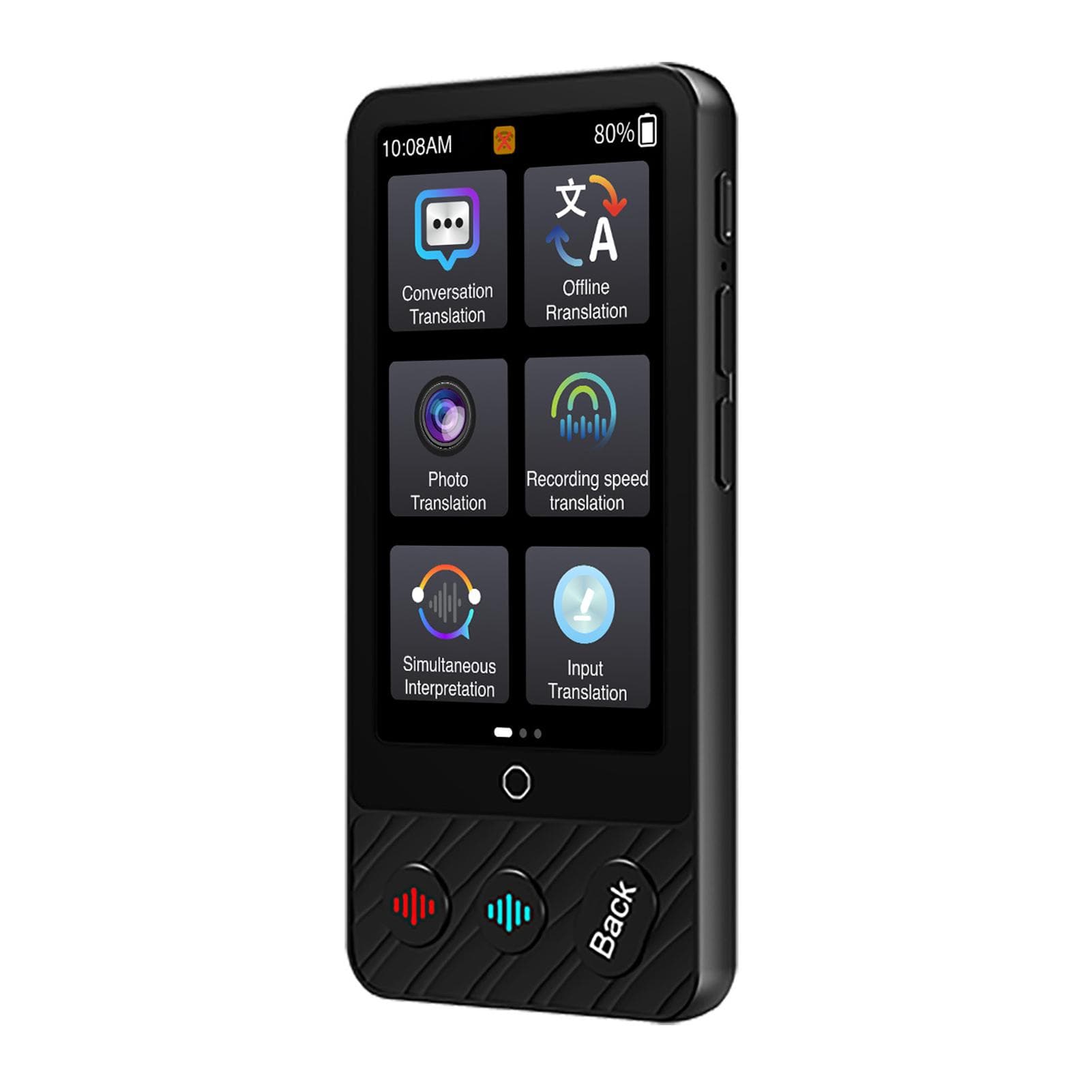 Portable Language Translator Device 142 Languages Voice Translating Offline Translation 117x50x12.5mm