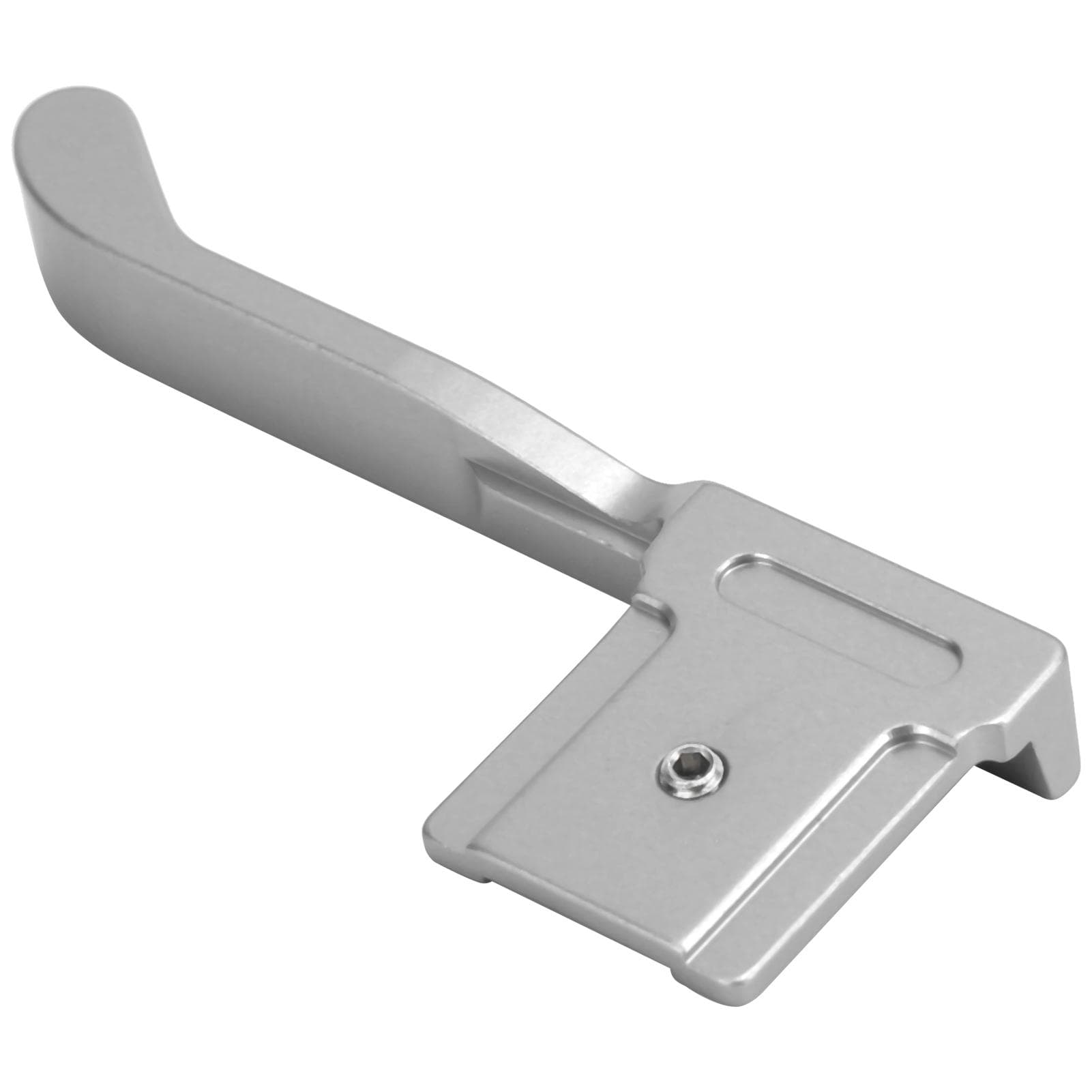 Camera Hot Shoe Thumbs Grips Aluminum Alloy Thumbs Rest Handle for Fujifilm X100VRed silver