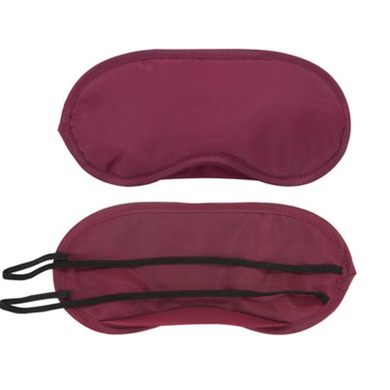 15 Colora Unisex Adjustable Silk Sleep Eye Mask Cover Traveling Portable Blindfold Shield Eyeshade Eyepatch wine red