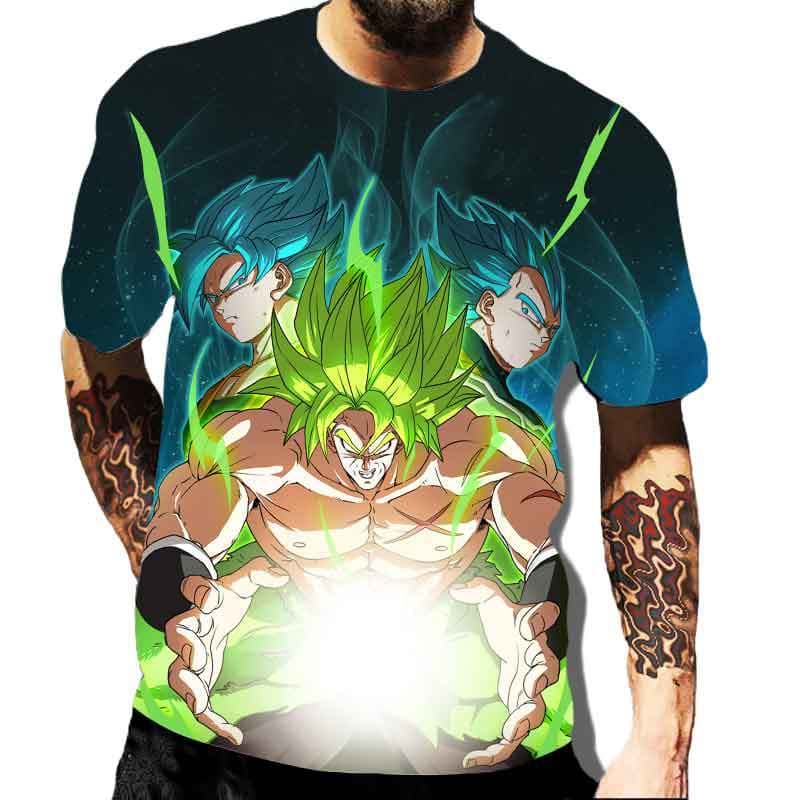Anime Vegeta Tshirt Dragon- Balls T Shirts Men's T-Shirt Classic Man Clothes Harajuku Graphic Printed Clothing Summer Tops Tees XL