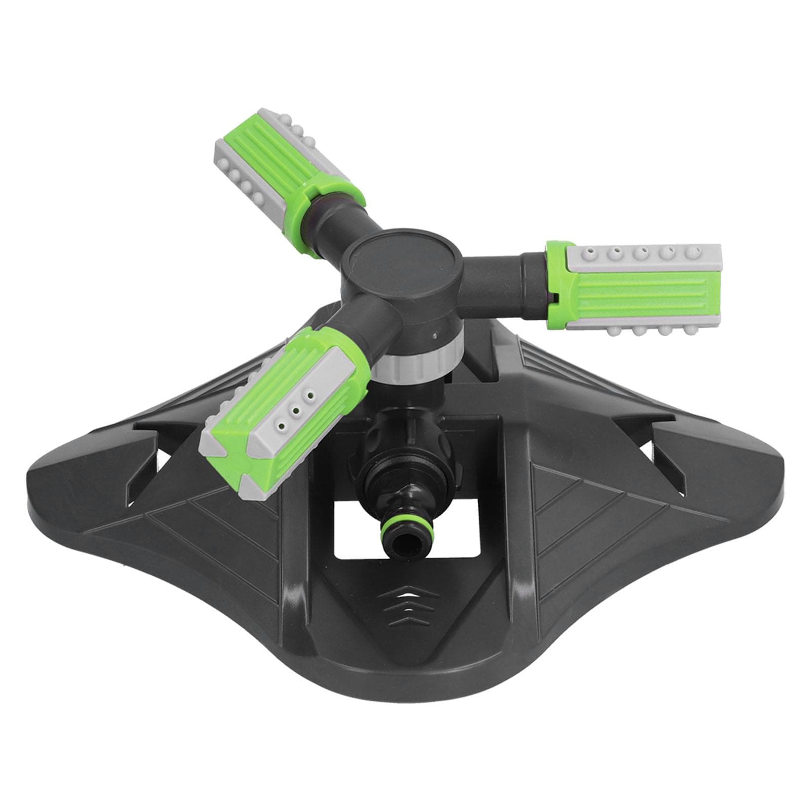 Lawn Water Sprinkler Automatic Flower Watering Device Three Prong Sprinkler for Garden Watering green