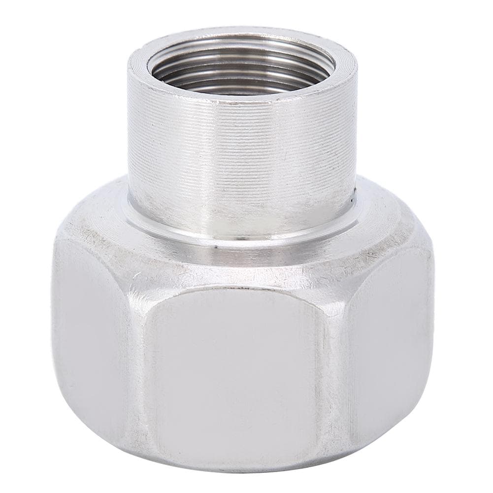 1/2in NPT Female to 1in NPT Female Reducing Coupling Pipe Hex Connector Adapter Pipe Fittings