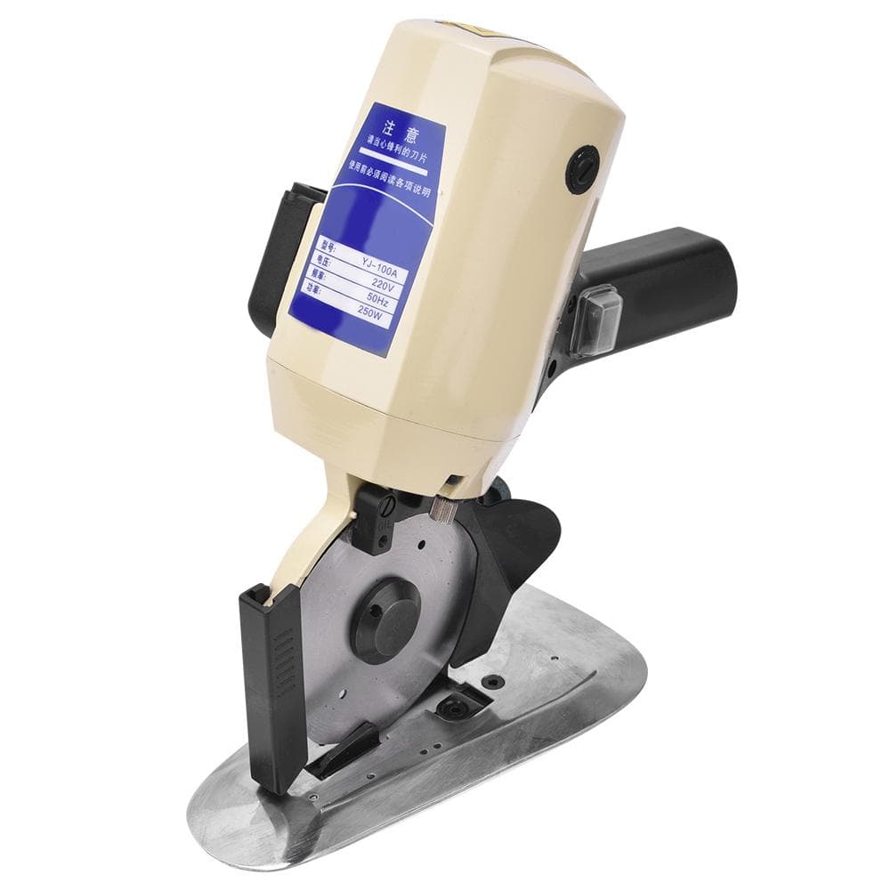 YJ-100A Electric Scissors Handheld Round Blade Cloth Cutting Machine Sewing Accessory AU Plug