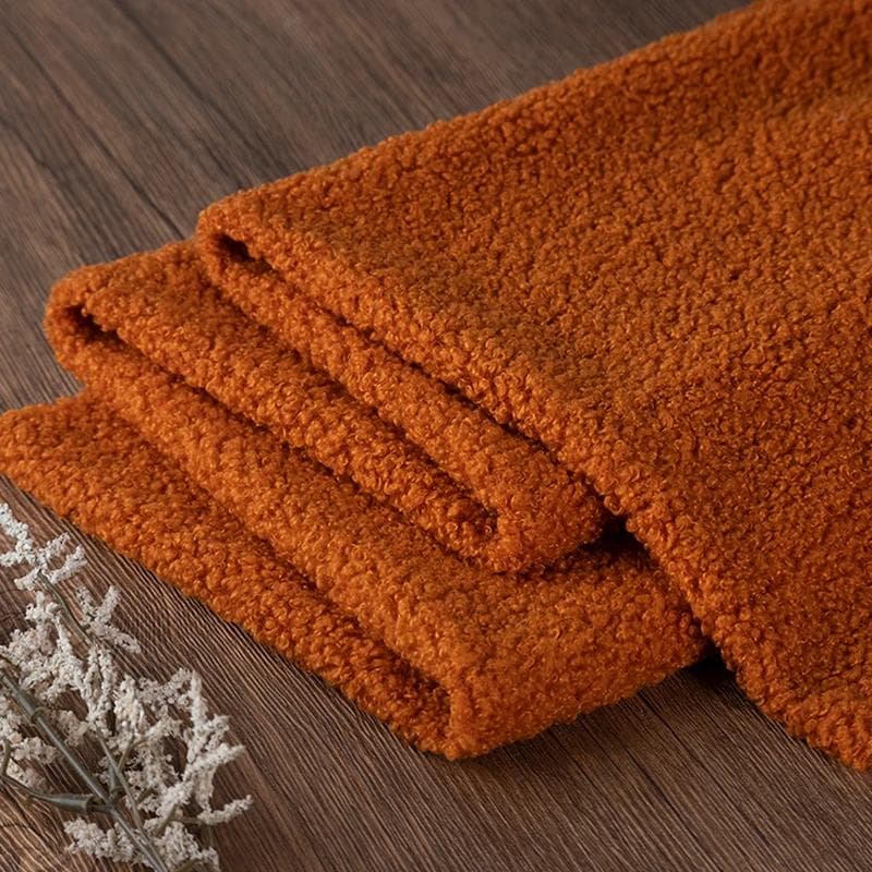 100x160cm Polar Fleece Cloth Polyester Autumn Winter Small Roll Teddy Cashmere Plush Fabric DIY Clothing Handmade Sewing 100x160cm