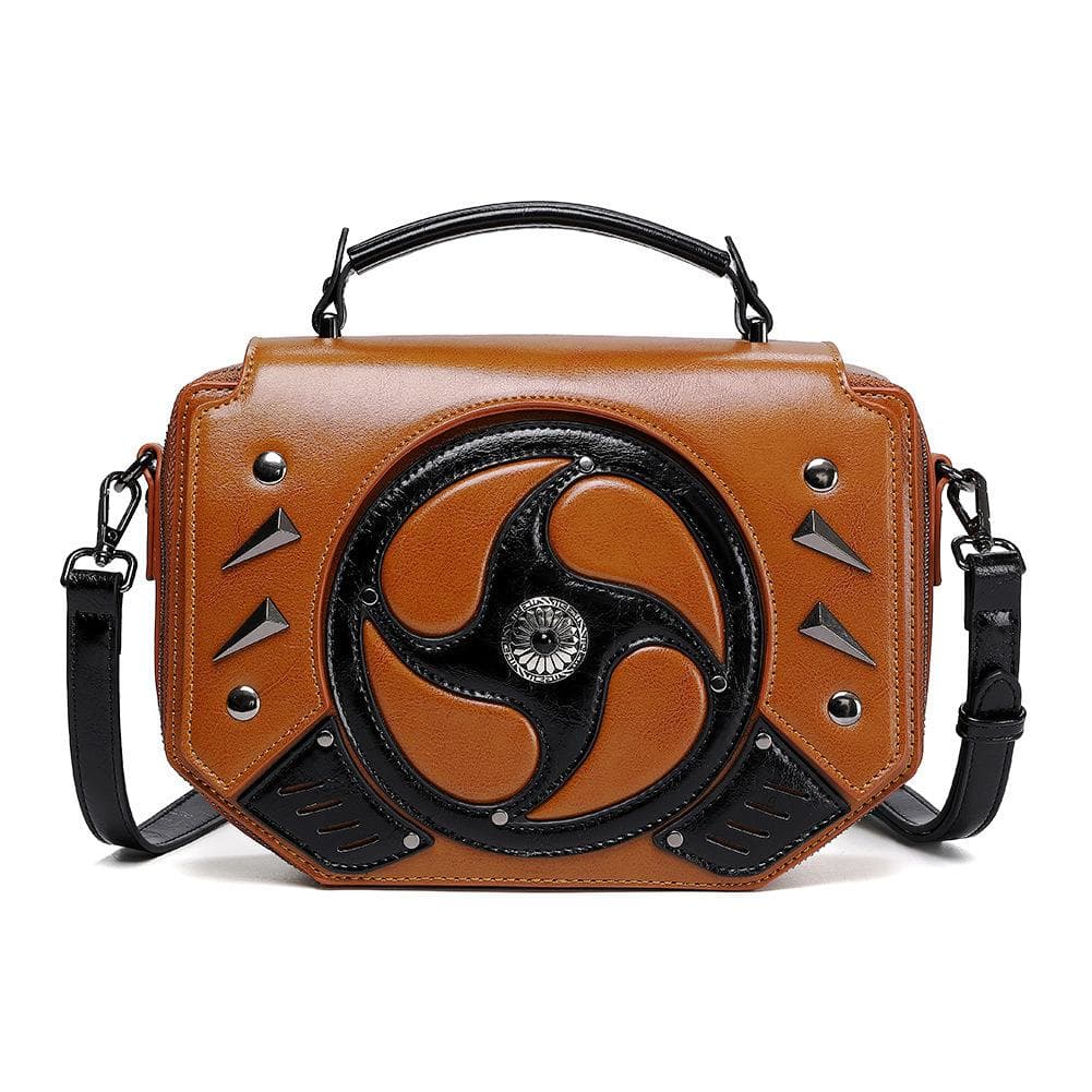 Women's Bag, European and American Punk Color-blocking and Patchwork Women's Single-shoulder Crossbody Bag Accessory