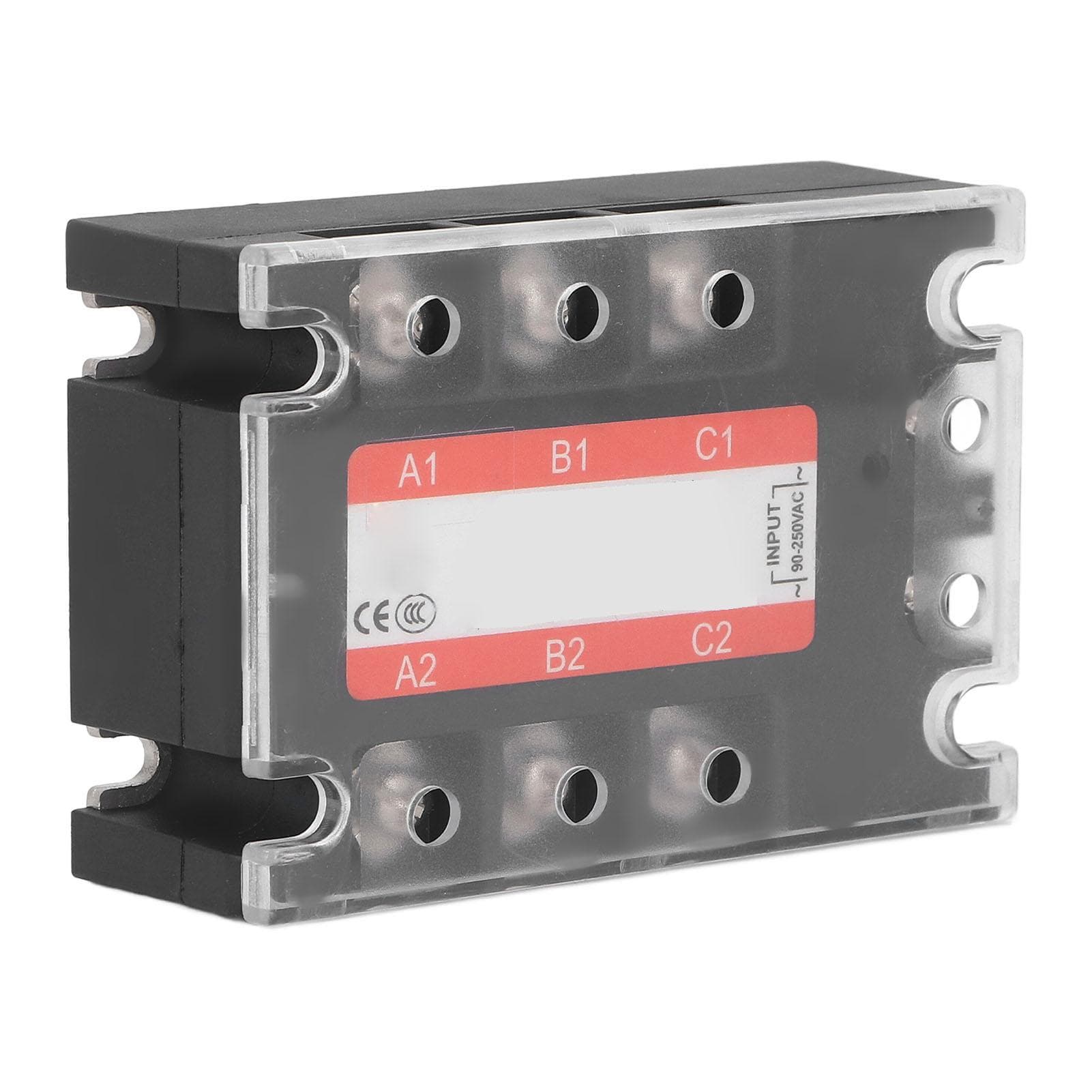 3 Phase SSR Regulator Solid State Relay Industrial Systems 25A AC to AC 480V for CNC Machine Tools