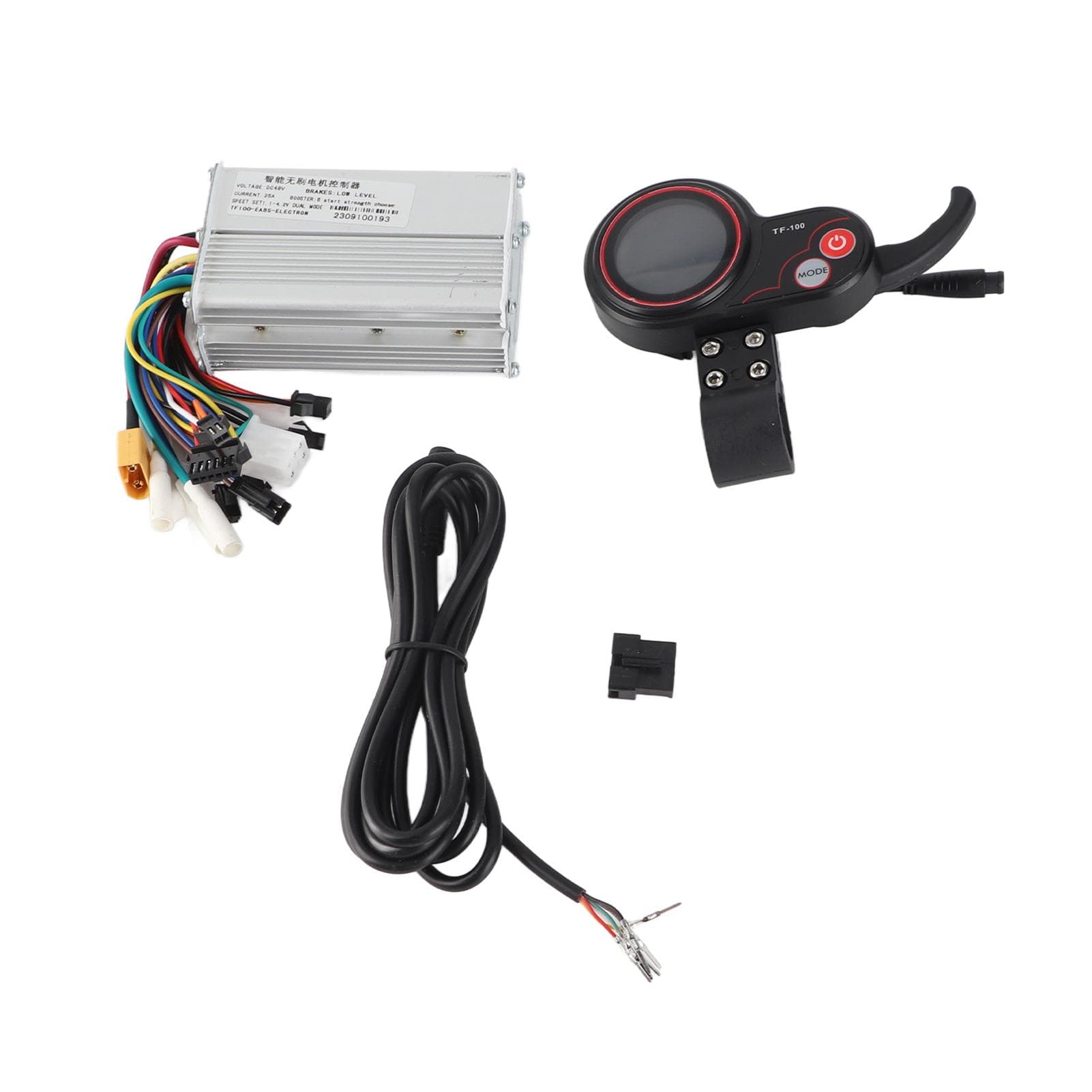 48V 25A Controller Component with Controller Display Communication Line for M4 10inch Electric white