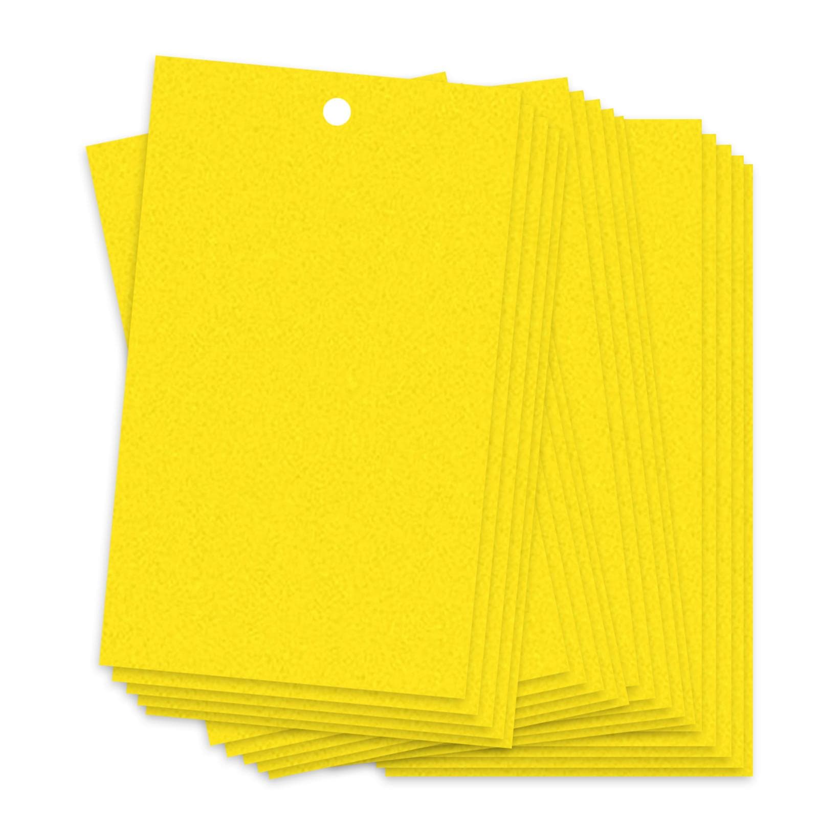 Sticky Traps for Flying Plant Insect Fungus Gnats 20pcs Dual-Sided Flying Insect Traps can 20X10cm yellow