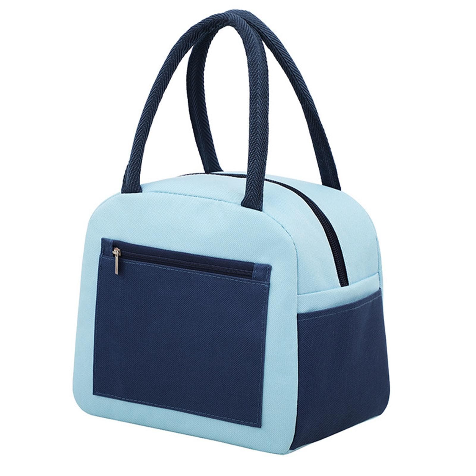 Insulated Lunch Bag Thickened Aluminum Foil Large Capacity Zipper Reusable Lunch Cooler Organizer
