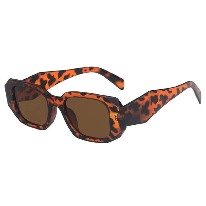 Fashion Square Sunglasses Women Designer Vintage Retro Sun Glasses Female Travel Personality Brand Irregular Oculos De Sol 1PC