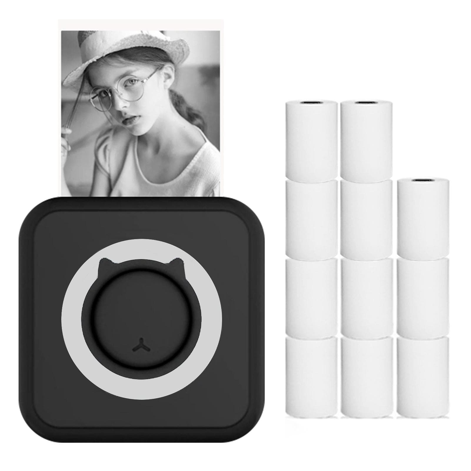 All-in-one Photo Printer Multifunction Portable Printer Wireless Instant Mini Printer Support BT B-1