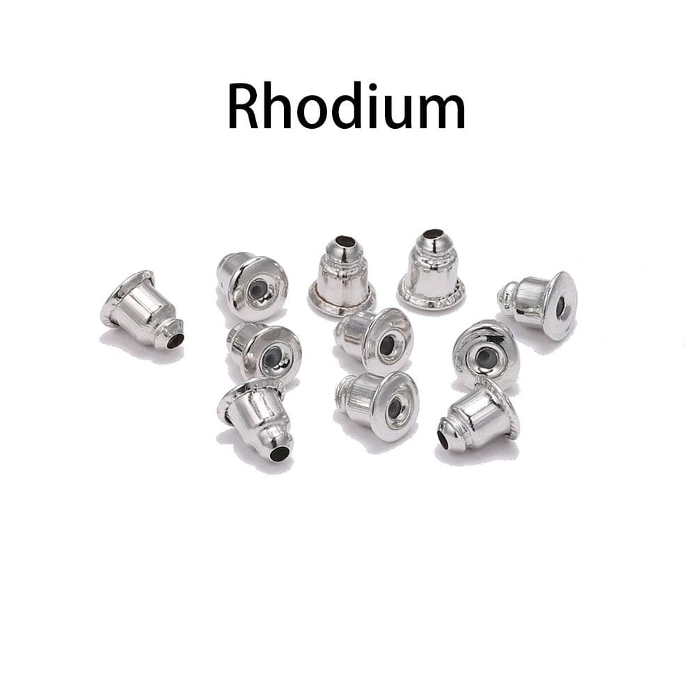 200pcs/lot Earring Studs Backs Stopper Scrolls Ear Findings DIY Blocked caps Earring Backs Stoppers Ear Accessories