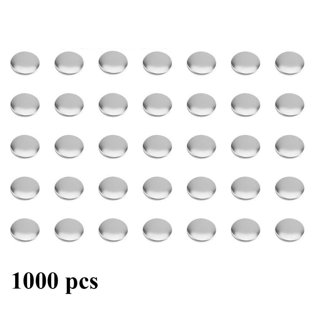 1000pcs 32mm DIY Blank Pin Badge Button Parts Consumables for Pro Button Maker white