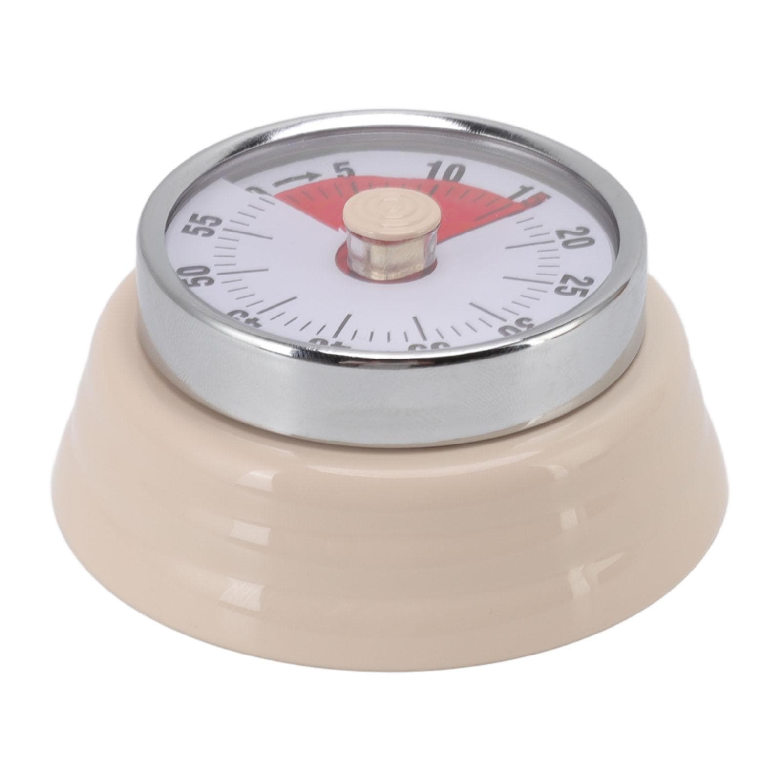 Magnet Circular Timer 60 Minute Visual Countdown Timer for Teachers Classroom Kids Homework Reading beige
