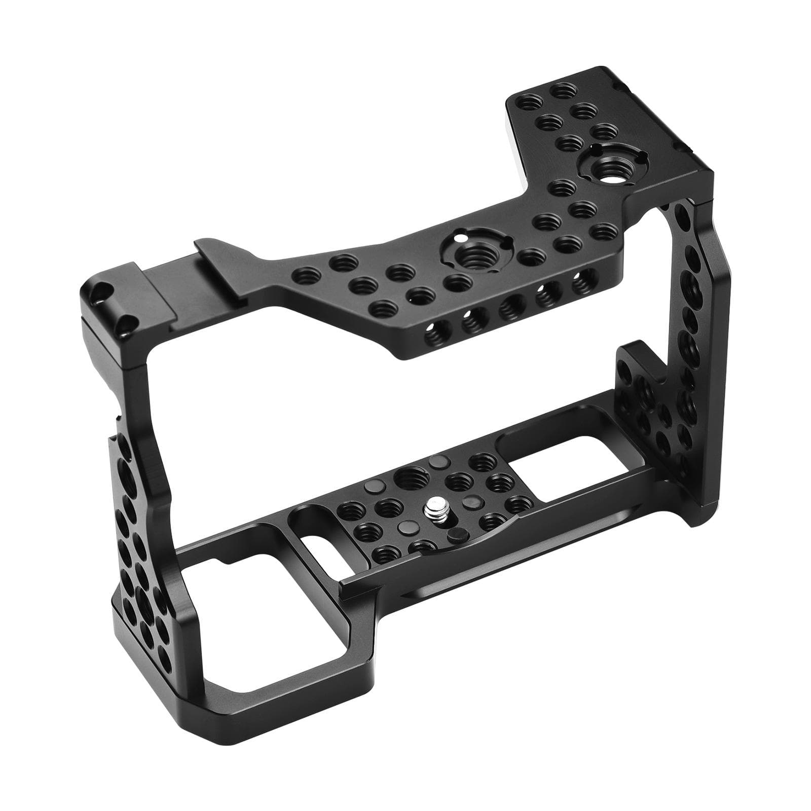 Camera Cage Aluminum Alloy Video Cage Replacement for Sony A7M3 A7R3 A9 Mirrorless Camera with Cold black