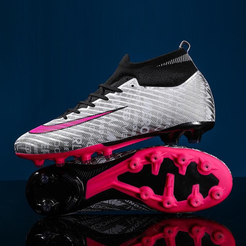Men's Soccer Shoes Large Size Ultralight Football Boots Boys Sneakers Non-Slip AG/TF Soccer Cleats Ankle Boots Unisex 45