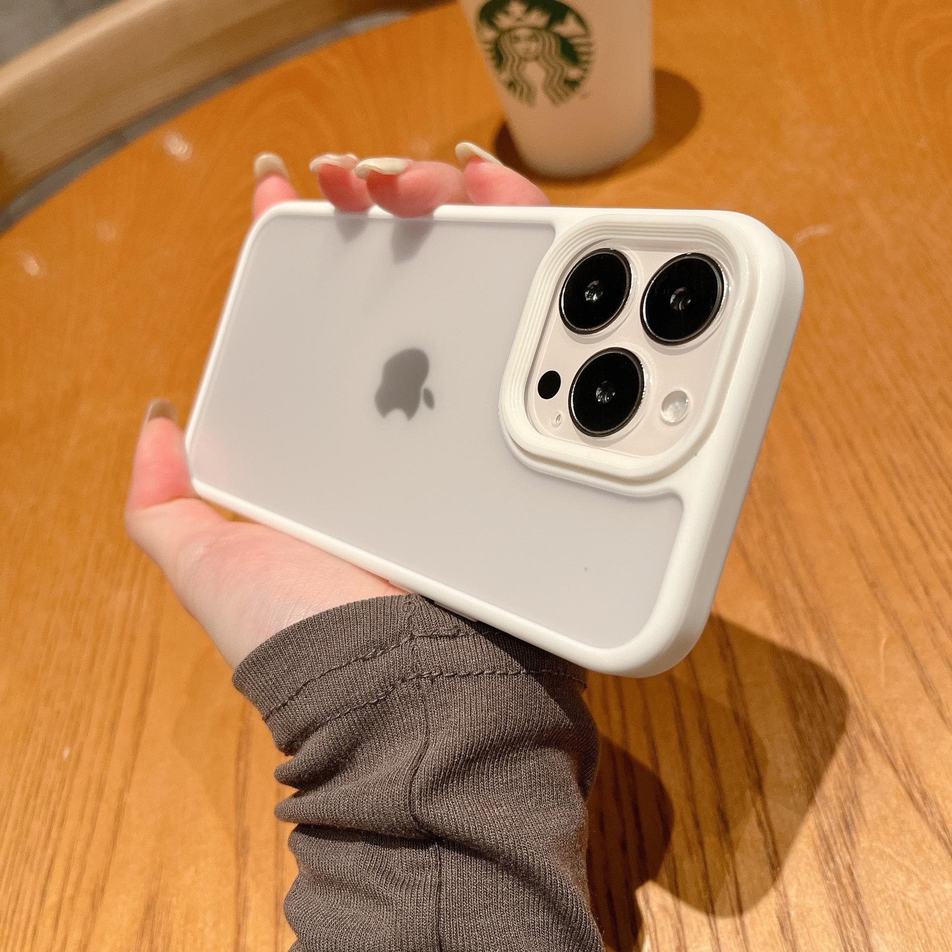 This IPhone15proMax Matte 14 Anti-drop Case Is Suitable for Apple 16 Phone Cases with A High-end Feel, Contrasting Color and Skin Texture iPhone7p/8p
