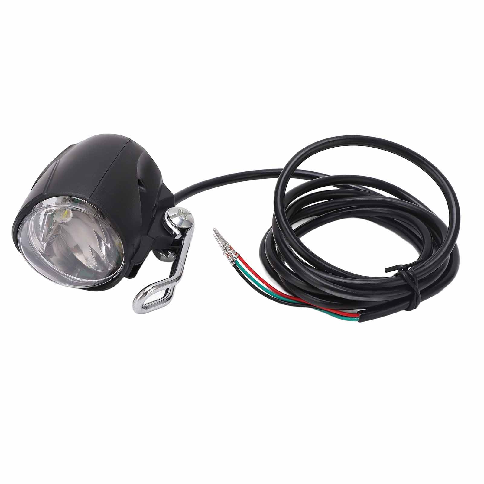 Universal Voltage 2 in 1 Headlight Front Light LED Lamp Horn for Electric Bicycle